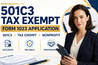 prepare your 501c3 tax exempt application and form 1023