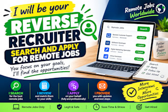 be your reverse recruiter, search and apply for remote jobs