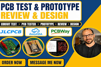 test circuit pcb tester and prototype review and desig
