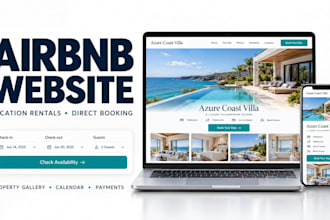 design airbnb website vacation rental direct booking calender payment wordpress