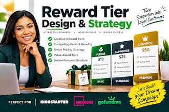 create a high converting crowdfunding reward tier strategy