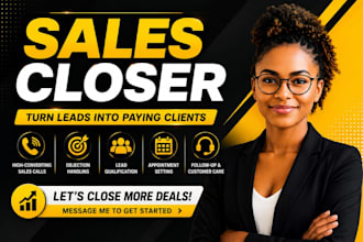 be your sales closer high ticket sales representative b2b sales leads generation