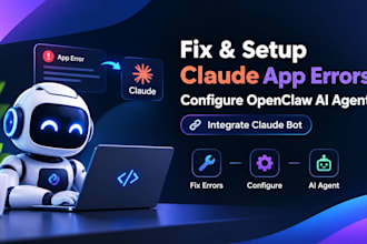 fix and setup claude app errors configure openclaw ai agent integrate claude bot
