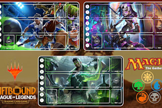 do custom playmat design, tcg, mtg, pokemon playmat, fantasy gaming deskmat