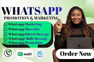 do whatsapp marketing, whatsapp business setup and campaigns