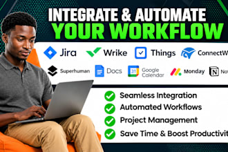 integrate jira wrike connectwise monday notion google calendar superhuman docs