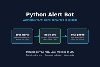 set up a tradingview webhook alert relay to telegram discord or email