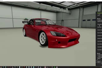 optimize 3d sport car for assetto corsa mod, fbx to kn5 file conversion, physics