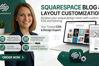 customize your squarespace blog or portfolio layout with custom CSS