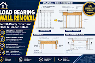 usa load bearing wall removal drafting expert