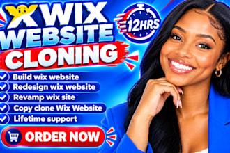 create wix website, redesign wix website revamp wix site redesign wix site clone