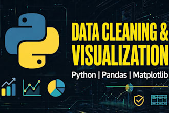 do data cleaning and visualization with python pandas matplotlib