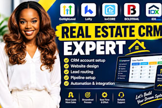 setup real estate crm kvcore gohighlevel lofty crm boldtrail ghl crm idx website