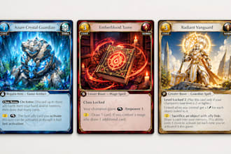 design custom trading card game tcg card ccg pokemon cards tabletop board game