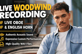 record professional live oboe or english horn for your music