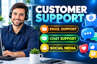be your chat, email and social media customer service agent