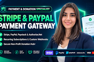 integrate stripe paypal or payment gateway into your website