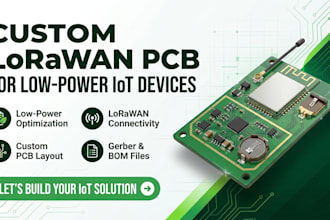 design custom lorawan pcb for low power iot devices