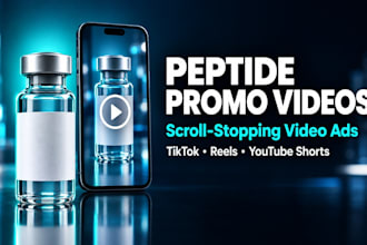 create peptide promo video peptide marketing peptide ads promotional video