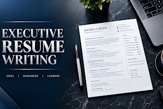 write an executive resume and cv for managers and ceos