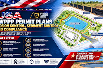 do US swppp permit plans, erosion control, sediment control and compliance