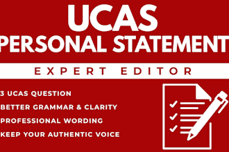 proofread your ucas personal statement for UK university as a cambridge student