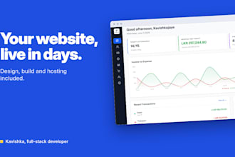 a fast modern business website and set up free hosting