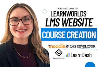 setup learnworlds online course content, design learnworlds website, learnworlds