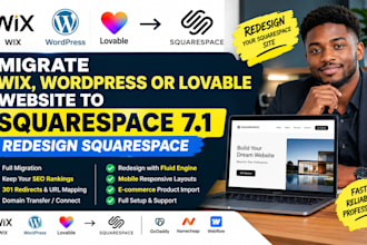 migrate wix wordpress lovable website to squarespace 7 1 redesign squarespace