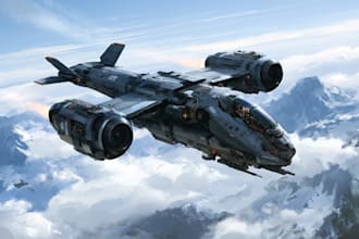do sci fi spaceship design and sci fi