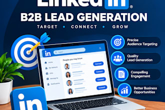be your linkedin marketing manager for b2b lead generation and growth