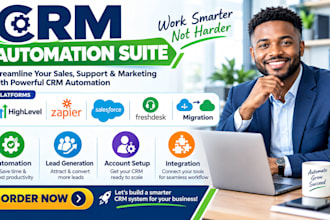setup suitecrm freshdesk migration ghl xero crm salesforce zapier integration