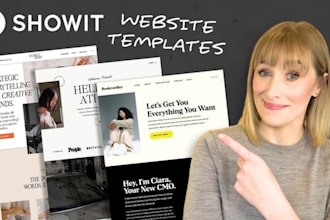 showit website design showit website redesign