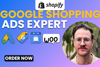 setup and optimize google ads adwords PPC, shopping ads for shopify ecommerce