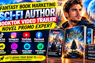 market and advertise your fantasy or scifi scifi book as a marketing expert