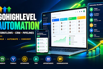 be gohighlevel expert for ghl automation, go high level workflow and crm setup