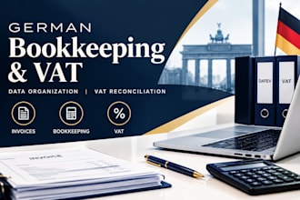 organize german bookkeeping data and reconcile vat records
