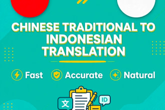 translate mandarin chinese to indonesian naturally and accurately