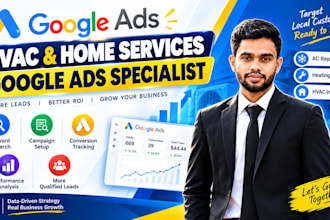 set up google ads campaigns for hvac and home services