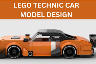 design custom lego technic car moc, supercar and truck building instructions