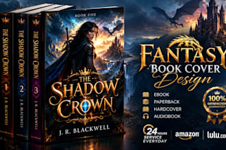 design dark romance book cover, KDP cover, memoir cover, fantasy book cover art