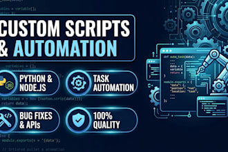 develop custom software, scripts, and automation tools
