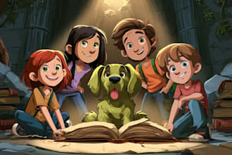 children book illustration and children book illustration