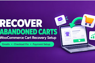 setup woocommerce cart recovery with payment checkout and automated follow ups