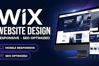 create a responsive wix website with SEO optimization