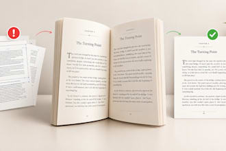 fix KDP bleed errors and do professional paperback formatting