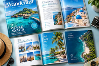 design travel magazine, editorial, travel photography, tourism magazine layout