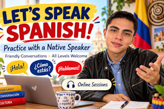 help you practice spanish conversation with a native speaker