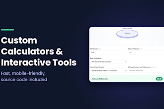 build a custom calculator or interactive tool for your website