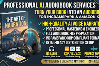 generate and setup your ai audiobook on ingramspark